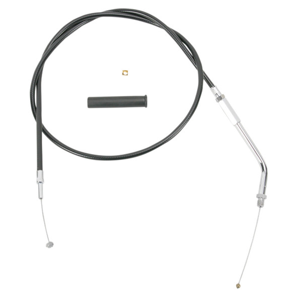 Drag Specialties - 32-1/2" Black Vinyl Throttle Cable (Repl. OEM #56324-81/ 56324-81A/ 56324-81B/ 56324-81C)