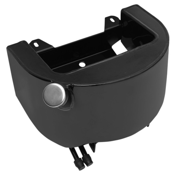 Drag Specialties - Side Fill Oil Tank fits '89-'99 Softail FXST/​FLST Models (Repl. OEM #62491-95) - Black