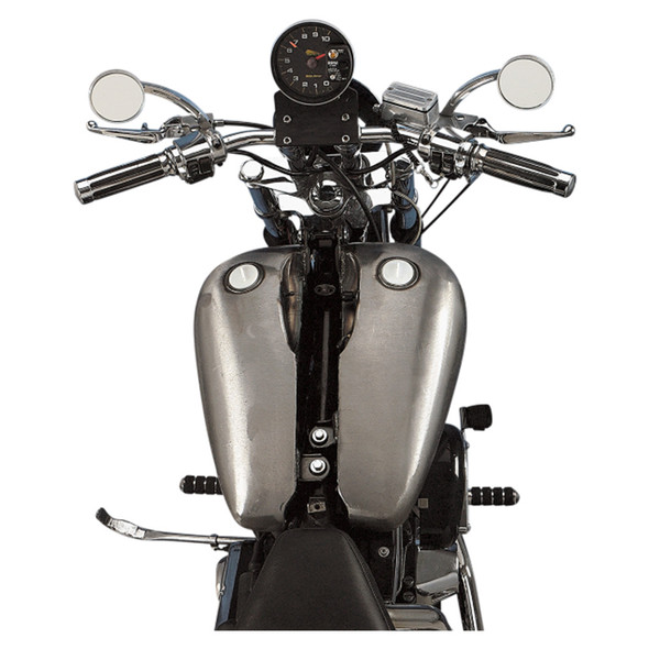 Drag Specialties - Fat Bob-Style Flatside Gas Tank fits '84-'99 FXST/​FLST, '85-'86 FX/​FXWG Models (Repl. OEM #61211-84A/ 61228-84) - 5 Gallon