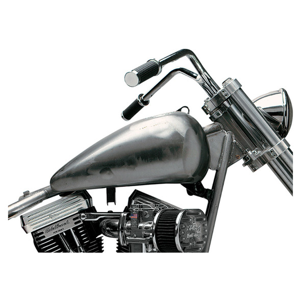 Drag Specialties - Fat Bob-Style Flatside Gas Tank '84-'99 FXST/​FLST, '85-'86 FX/​FXWG Models (Repl. OEM #61218-85/ 61426-85) - 3.5 Gallon