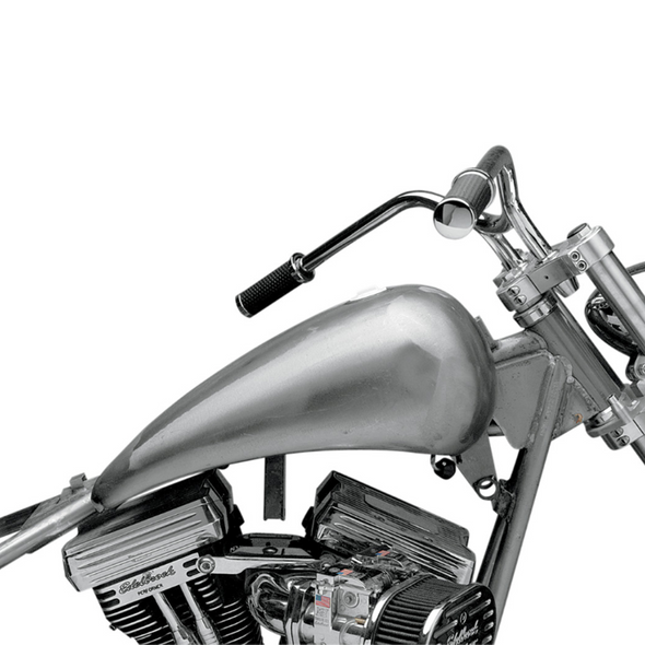 Drag Specialties - One-Piece Smooth-Top Style Extended Gas Tank W/ Single Screw-In Cap fits '84-'99 Softail Models