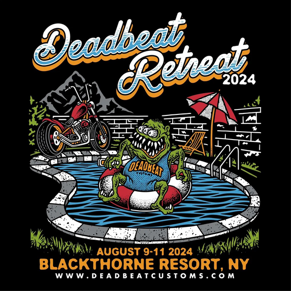 Deadbeat Retreat Ticket - August 9-11, 2024 Blackthorne Resort, East Durham NY