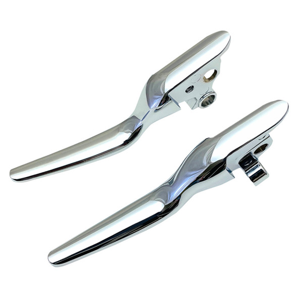 Drag Specialties - LSR Custom Lever Set fits '08-'13 FLHT/​FLTR/​FLHX & '08-'16 FLHR (Exc. Models W/ Hydraulic Clutch)