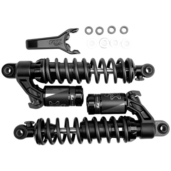 Fox Racing - 13.5" QS3-R Piggyback Shocks fits '91-'17 Dyna Models