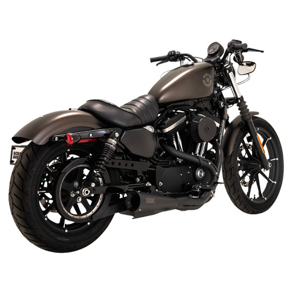 Vance & Hines - Stainless Steel 2-into-1 Upsweep PCX™ Exhaust System fits '14-'21 Sportster Models - Black