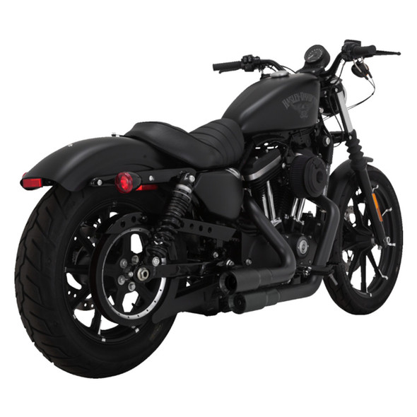 Vance & Hines - Mini Grenades Exhaust System fits '04-'13 Sportster Models - Matte Black