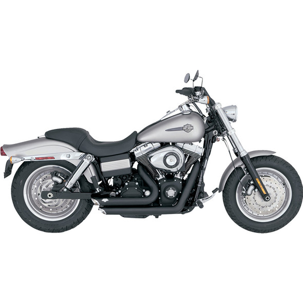 Vance & Hines - Shortshots Staggered Exhaust System fits '06-'09 Dyna Models - Matte Black