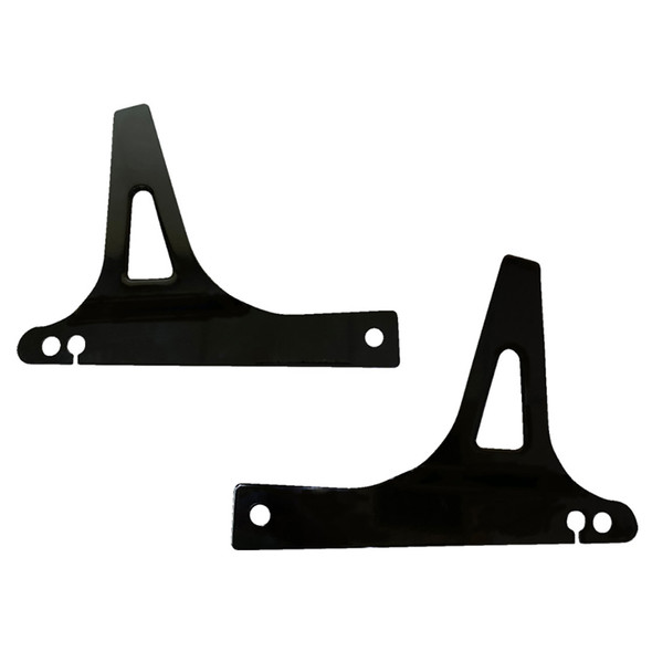 Drag Specialties - Sissy Bar Side Plates fits '06-'17 Dyna Models (Except '06-'08 FXDWG, FXDF, FLD) - Black