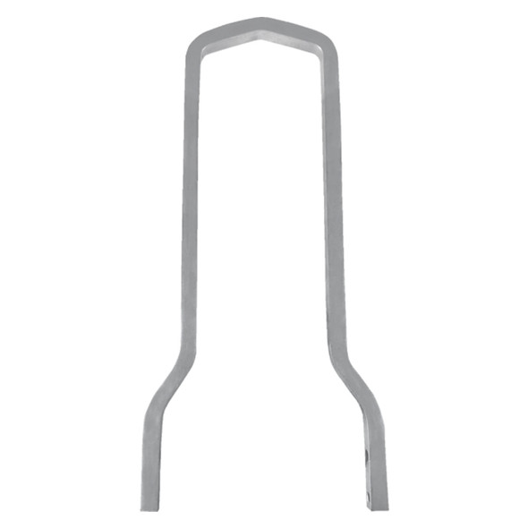 Drag Specialties Square Sissy Bar - Chrome fits '04-'20 Sportster, '02-'05 Dyna Models (Except FXDWG) - 12.5" H x 7.5" W