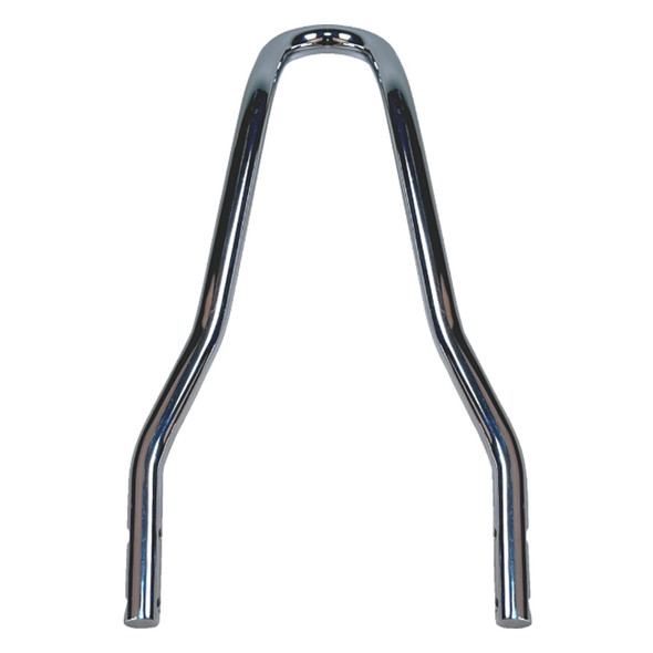 Drag Specialties Round Sissy Bar - Chrome fits '04-'20 Sportster, '02-'05 Dyna (Except FXDWG) - 13"H x 7.5"W