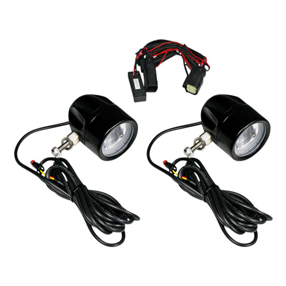 Custom Dynamics - SS6 ProBEAM® LED Halo Fog Light fits '10-'13 Touring FLHX/​FLTRX Models (Except CVO Models)