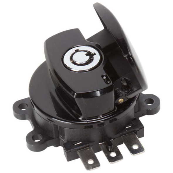 Drag Specialties - Side Hinge Ignition Switch with Fork Lock fits