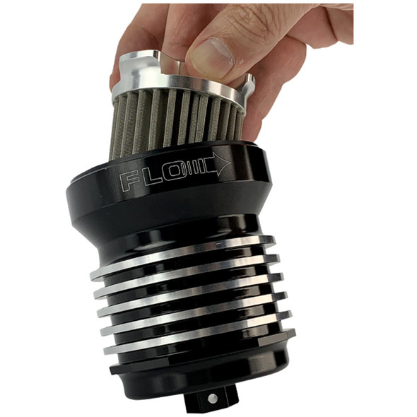 PC Racing - Flo® "Spin-On" Oil Filter fits '17-'23 M-Eight, '99-'17 Twin Cam, '86-'22 XL Models (Except RH Sportsters); '09-'12 XR1200