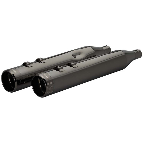 Khrome Werks - 4-1/2" HP-Plus® Slip-On Mufflers fits '17-'23 Touring Models - Eclipse