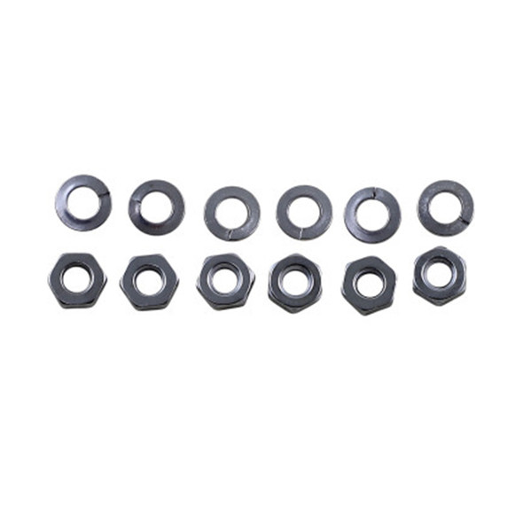 Colony - 8110-12 Chrome Oil Pump Mounting Hardware fits '36-'67 Big Twin Models (OEM #7035, 27691)