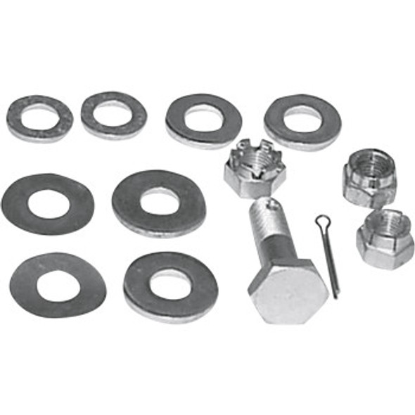 Colony - 2595-13 Cadmium Upper Motor Mount Bolt Kit fits '36-'69 Big Twin Models (OEM #16865-52, 7867)