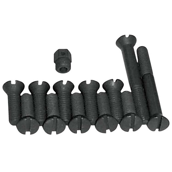 Colony - Transmission Top Cover Screw Kit fits '48-'55 Big Twin Models (OEM #057, 2349, 34720-36) - Parkerized