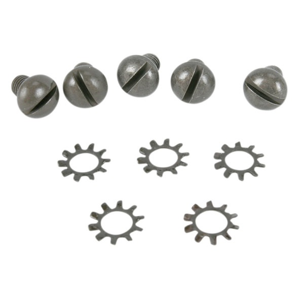 Colony - 9670-10 Wheel Hub Outer Screw Kit fits '36-'47 Knucklehead Model (OEM #2756, 7230) - Parkerized