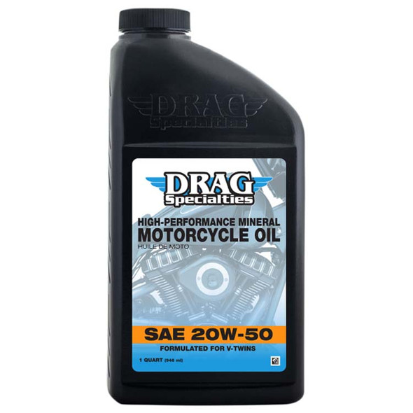 Drag Specialties - 1 U.S. Quart Engine Oil 20W-50