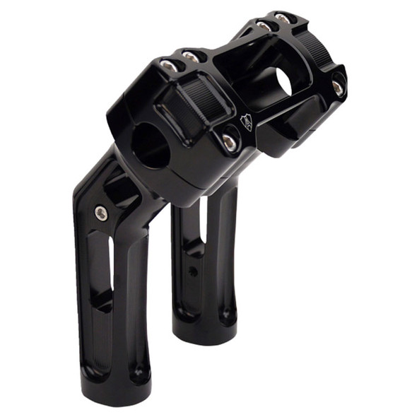 Arlen Ness - Method Kickback M8 Softail Gauge Cut-Out Risers - Black