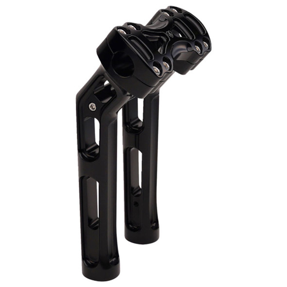 Arlen Ness - Method Kickback M8 Softail Gauge Cut-Out Risers - Black