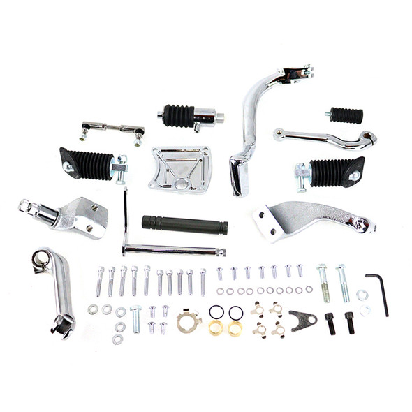 V-Twin - Mid Control Kit Chrome W/ Footpegs fits '87-'93 FXR Model