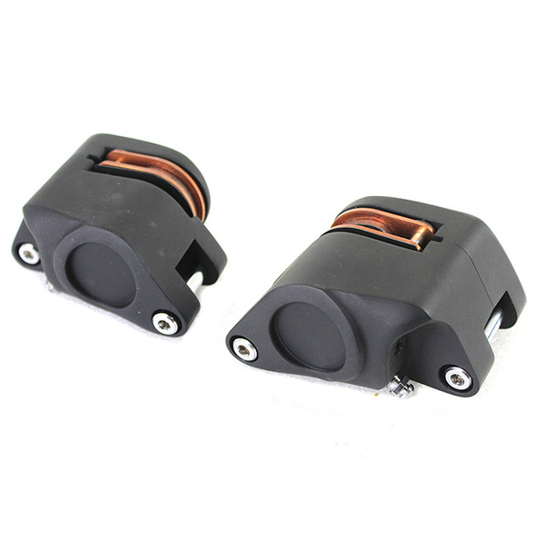 V-Twin - Black Front 1 Piston Caliper Set fits FXR & XL Models (OEM #44195-80)