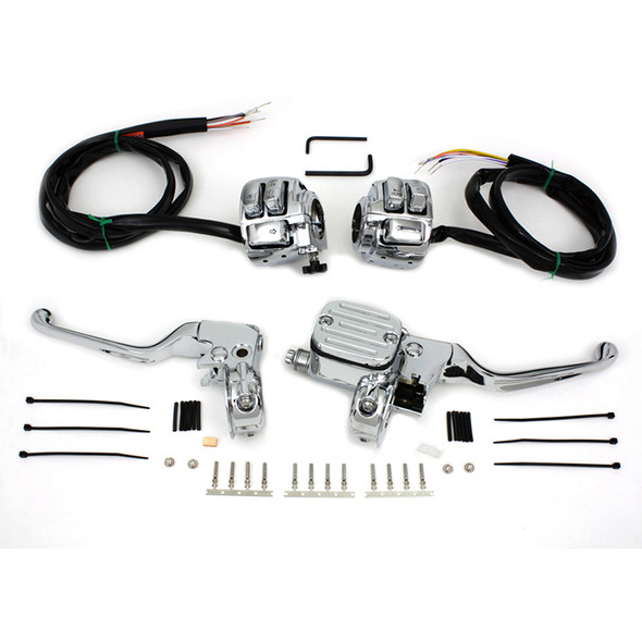 V-Twin - Handlebar Control Kit fits '96-'06 FXST/FLST/FXD, '96-'03 Sportster Models
