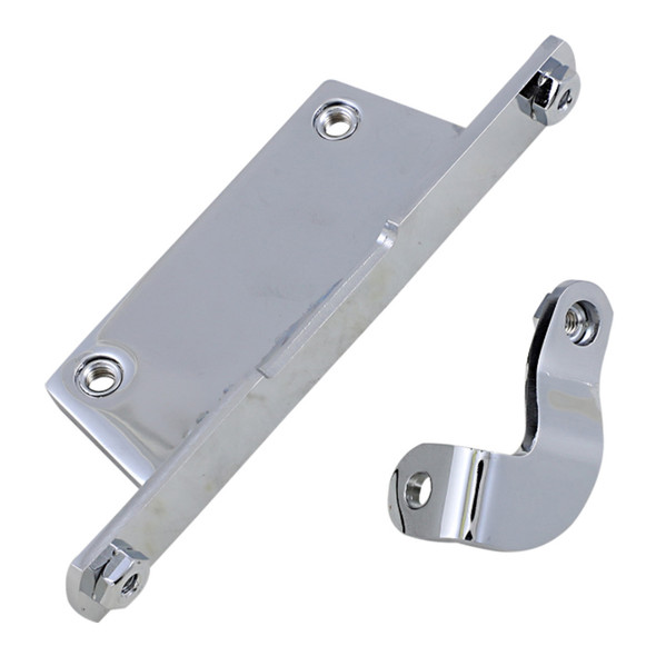 Drag Specialties - Oil Tank Bracket Set fits '84-'99 Softail Models (OEM #62704-84, 62707-84)