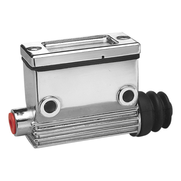 Drag Specialties - Rear Kelsey Master Cylinder fits '79-'82 FX, '83 FXE, '80-'81 XL, 3/4” bore (OEM #42453-80A, 42454-80A) - Chrome