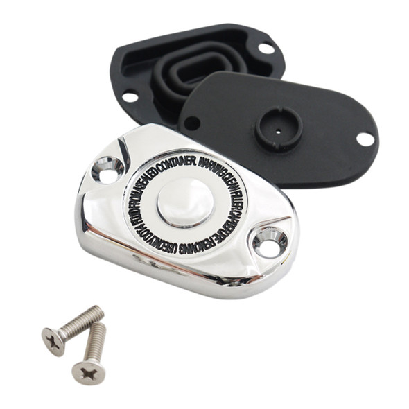 Drag Specialties - Chrome Rear Master Cylinder Cover fits '14-'22 Sportster Models (Except RH Sportster (OEM #417000-95, 417001-02))