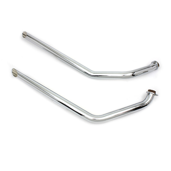 V-Twin - MCM Exhaust Drag Pipe Set Slash Cut fits '71-'84 FX Model