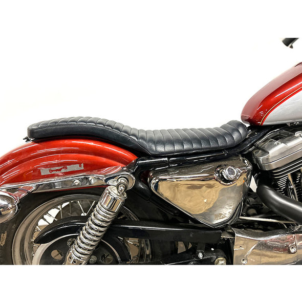 V-Twin - Corbin Gentry Banana Black Seat fits '82-'03 Sportster Models