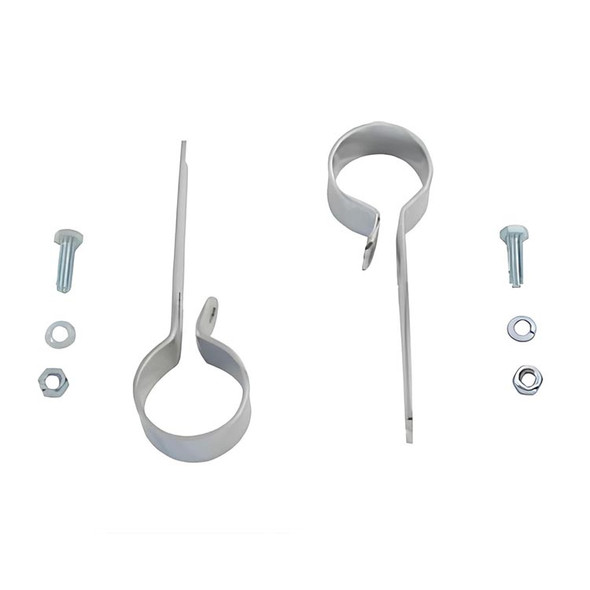 V-Twin - 1-3/4" Exhaust Hanger Clamp Set fits for Custom Application - Chrome