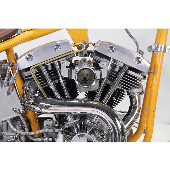 Wyatt Gatling - Brass Shovelhead Rocker Box Line Kit fits '79-'83 FLT, '71-'84 FX, '82-'83 FXR Models