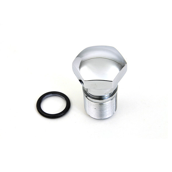 Colony - 7622-1 Chrome Fork Tube Cap fits '73-'84 FX, '82-'85 FXR, '73-'85 Sportster Models (OEM #45993-73)