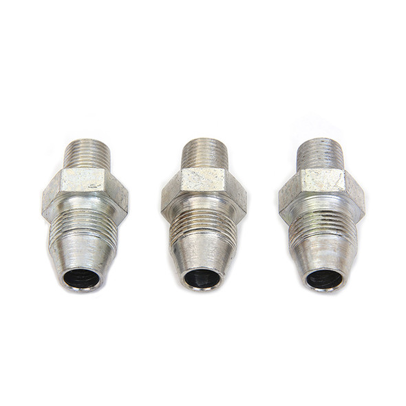 Colony - 7612-3 Cadmium Oil Line Fitting fits '36-'40 EL, '41-'64 FL, '38-'48 UL Models (OEM #63533-15)