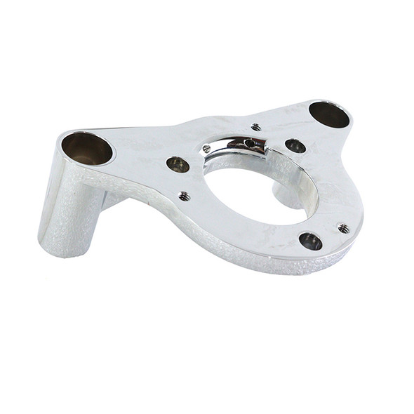 V-Twin - Chrome Heavy Breather Air Cleaner Mount Bracket for '08-Up FLT Model