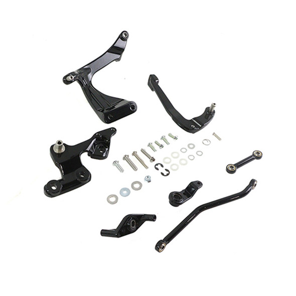 AEE - Black Gloss Mid Control Set fits '18-'23 FXFBS , '18-'21 FLSB, '19-'20 FXDRS Models (OEM #505020-40)