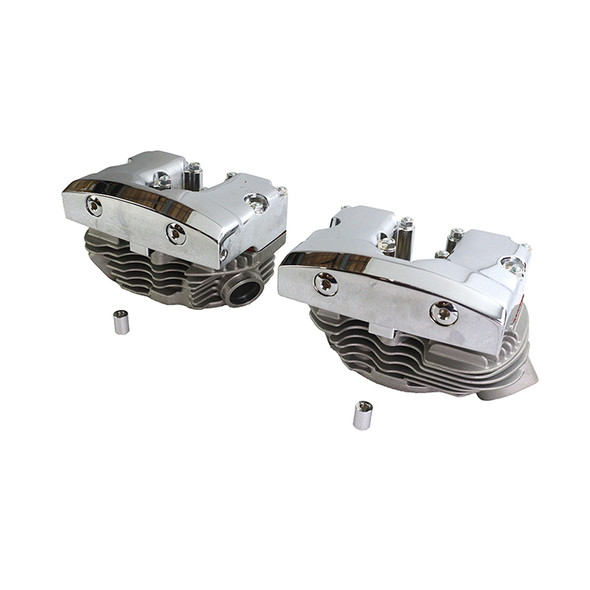 V-Twin - Cylinder Head Set with Chrome Rocker Box fits '78-'84 FL/FX Models
