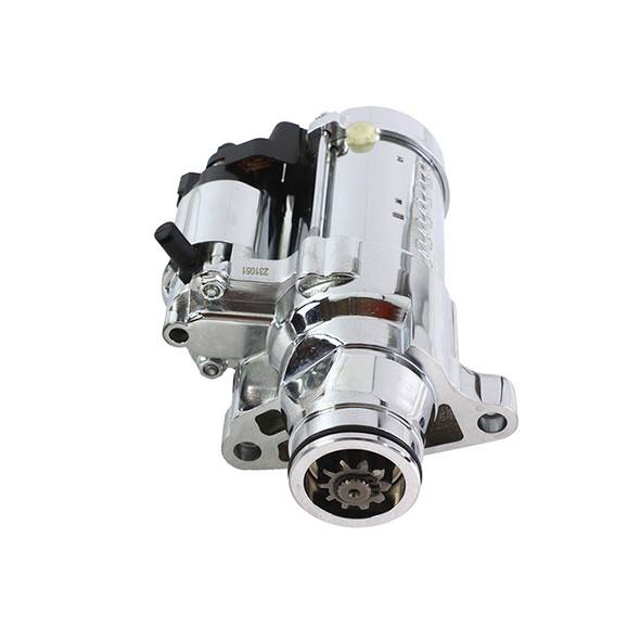 V-Twin - 1.6KW Chrome Replacement Starter Motor fits '18-Up Touring (OEM #314000-53)