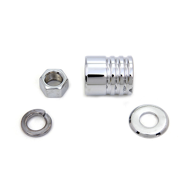Colony - 9994-4 Chrome Groove Style Front Axle Spacer Kit fits '97-'99 FLSTC Model