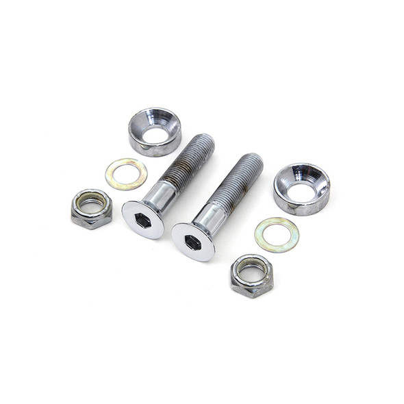 Colony - 9986-8 Chrome Lower Shock Mount Kit fits '91-'17 FXD Model (OEM #3958)