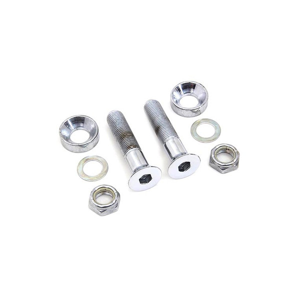 Colony - 9986-8 Chrome Lower Shock Mount Kit fits '91-'17 FXD Model (OEM #3958)