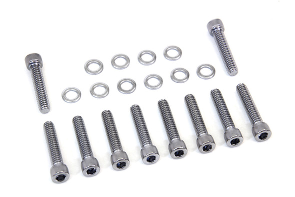 Colony - 9946-20 Chrome Cam Cover Mount Kit fits '99-'16 FLT, '99-'17 FXT Models