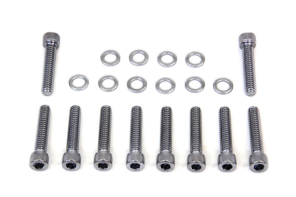 Colony - 9946-20 Chrome Cam Cover Mount Kit fits '99-'16 FLT, '99-'17 FXT Models