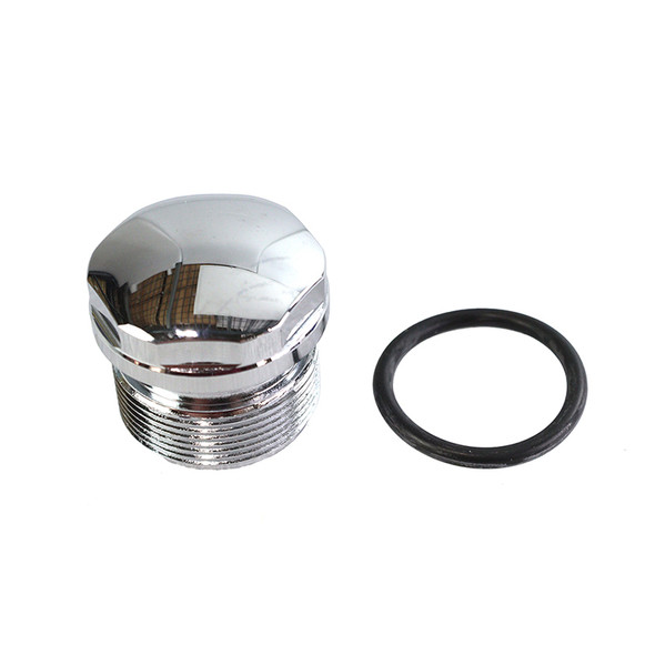 Colony - 9914-2 39mm Chrome Fork Tube Plug Dome Top fits '91-'17 FXD, '88-'94 FXR, '88-Up Sportster Models (OEM #45996-87)
