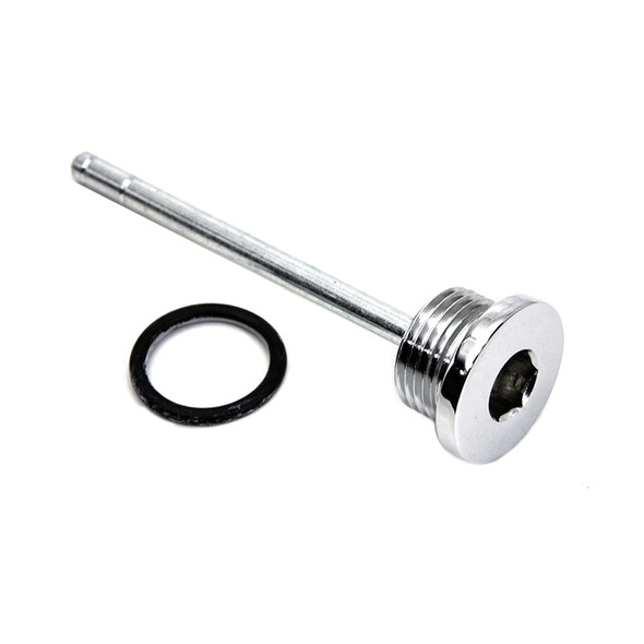 Colony - 9885-2 Chrome Transmission Filler Plug and Dipstick fits '91-'05 FXD, '87-'06 FLST/FLT/FXST Models (OEM #37075-87)