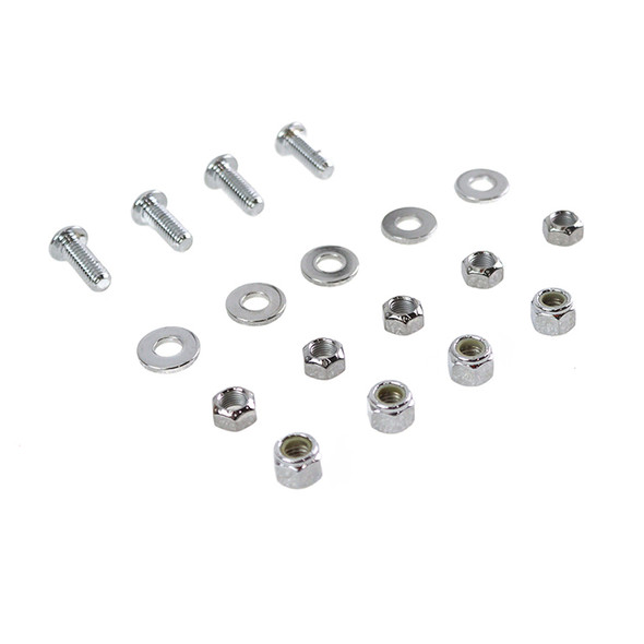 Colony - 9866-18 Chrome Transmission Mount Kit fits '86-'99 FLST/FXST Models