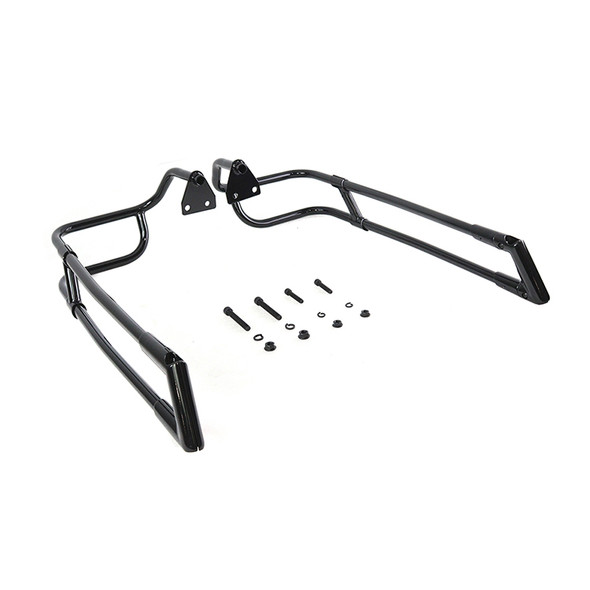 V-Twin - Black Saddlebag Rail Set fits '14-Up FLT Model (Except FLHRC, FLHRSE, FLHXSE and FLTRXSE (OEM #902019-02))